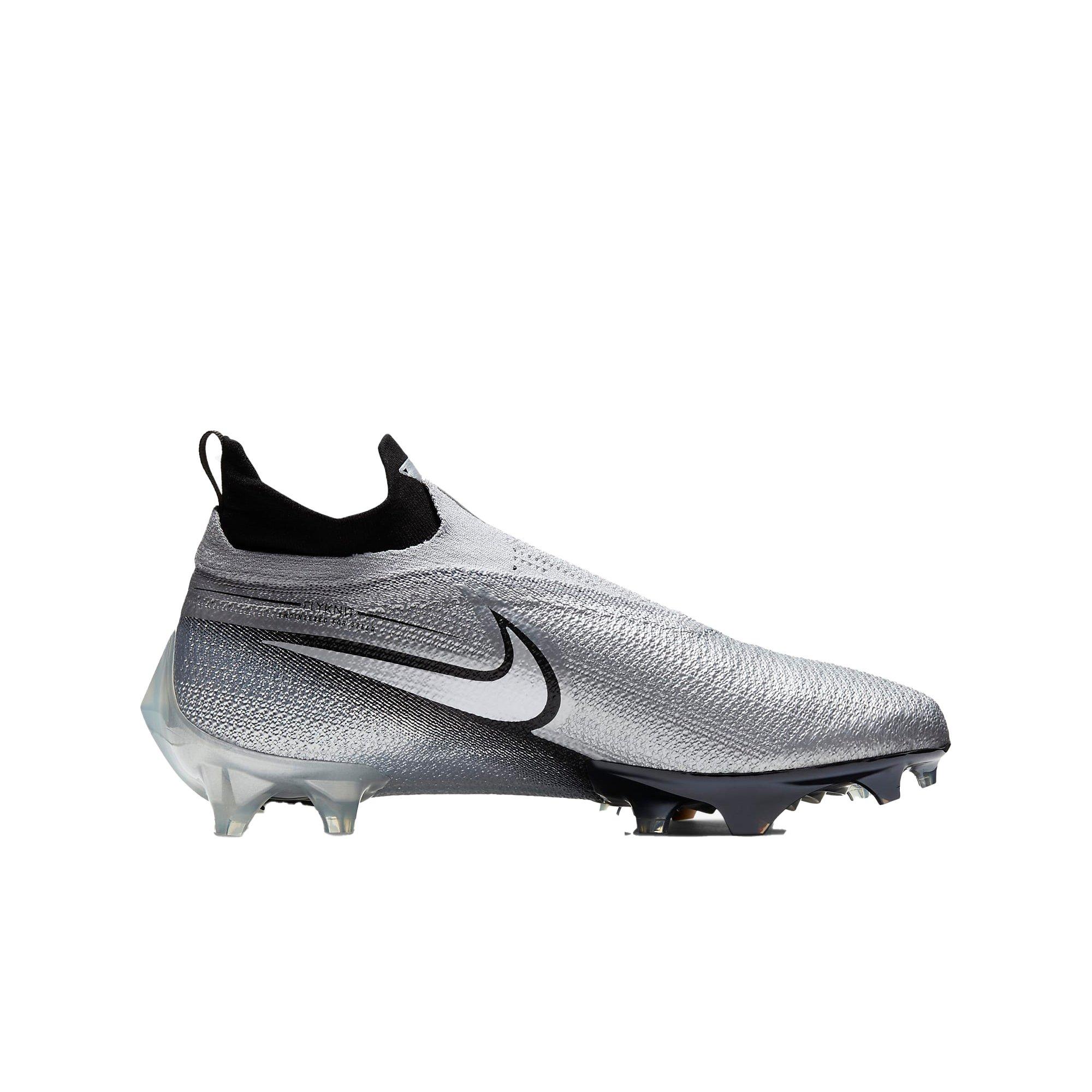 Nike Mens Vapor Edge Elite 360 Flyknit Football Cleats Ao8276 9  White/Black/Pure Platinum 