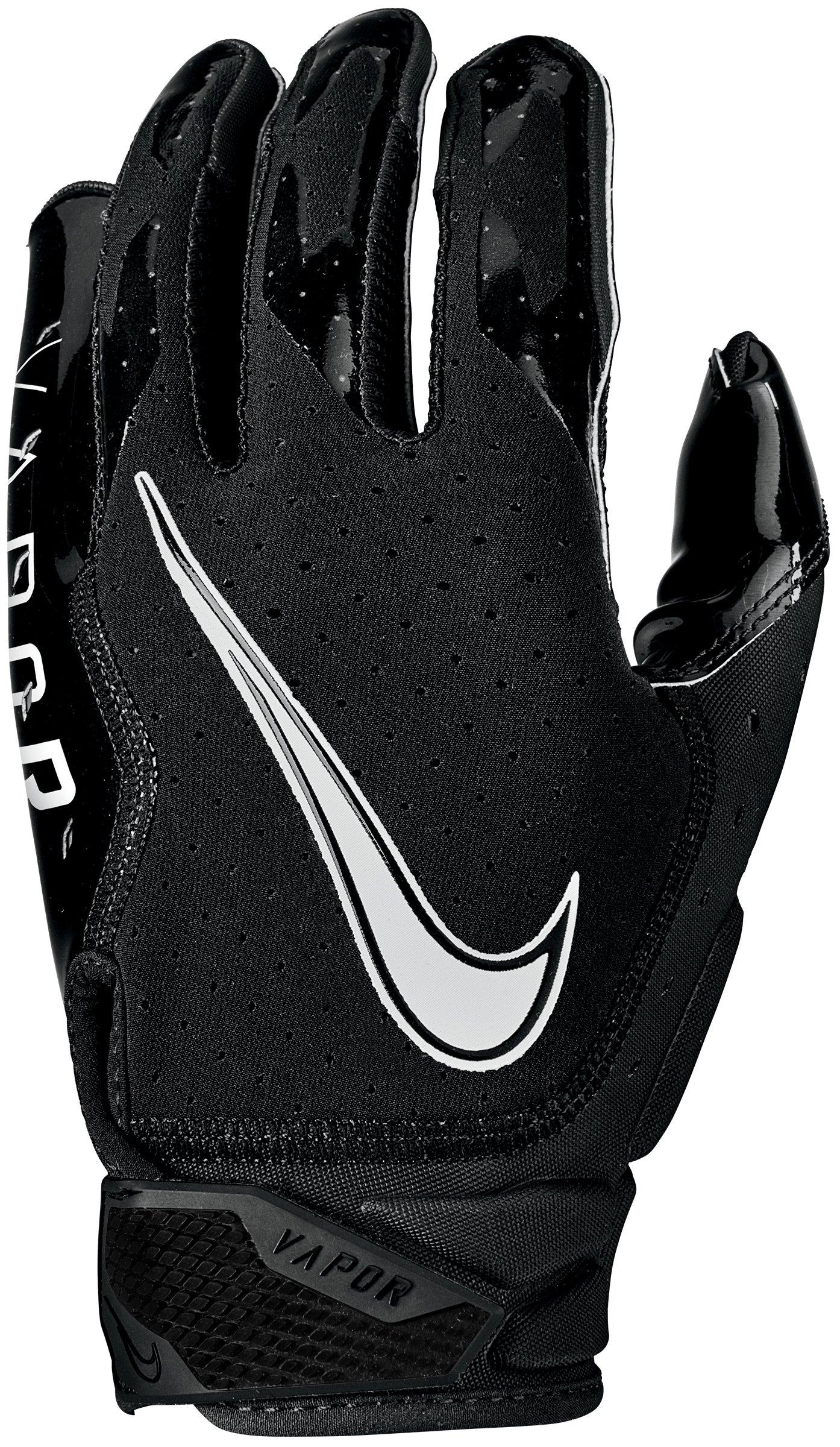 Nike Adult Vapor Jet 6.0 Black/White Football Receiver Gloves