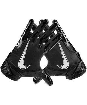 Nike Adult Vapor Jet 6.0 Black/White Football Receiver Gloves
