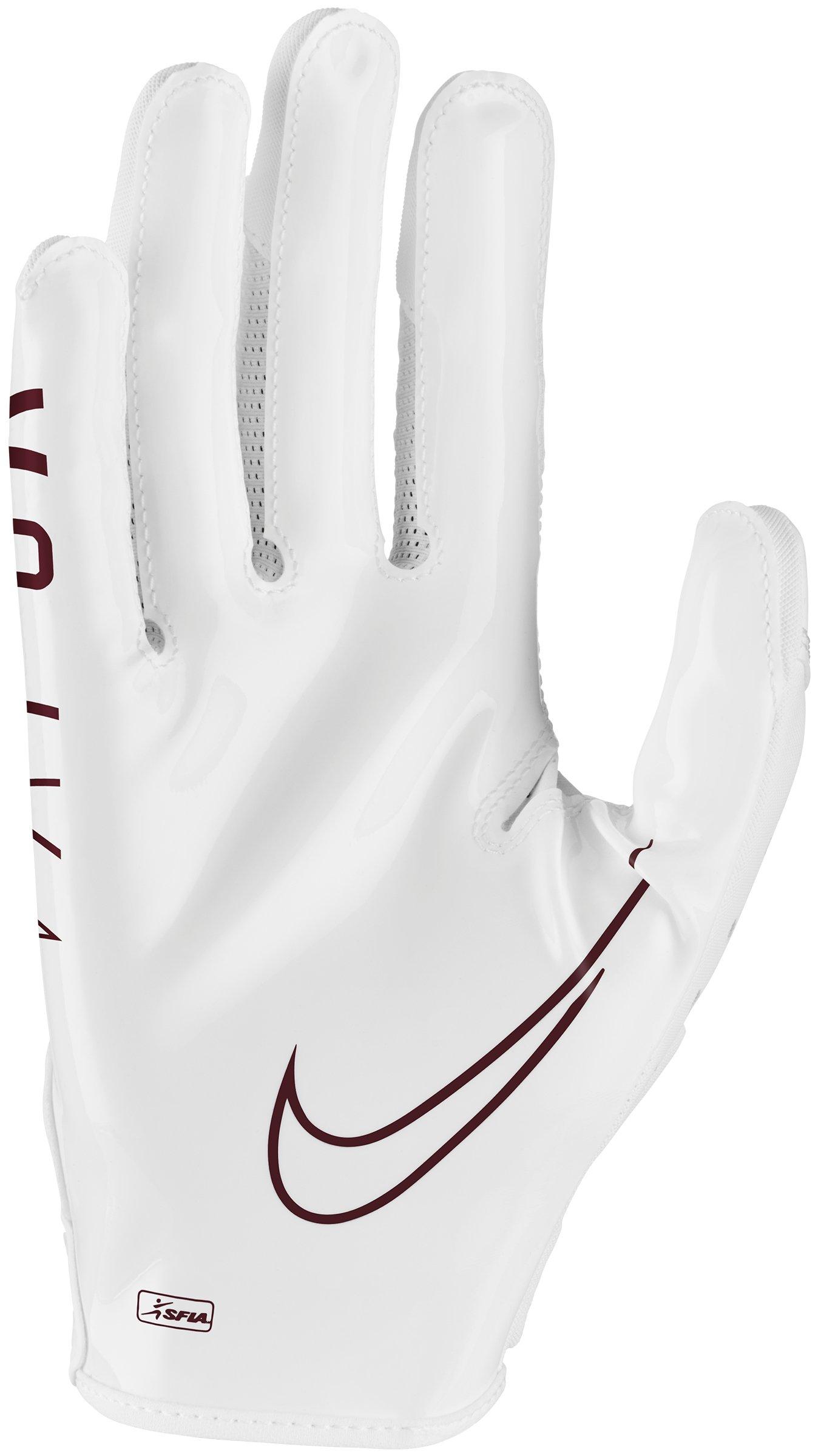 Maroon nike hot sale football gloves