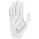 Nike Vapor Jet 6 Adult Football Receiver Gloves - White/Gold - WHITE/GOLD Thumbnail View 2