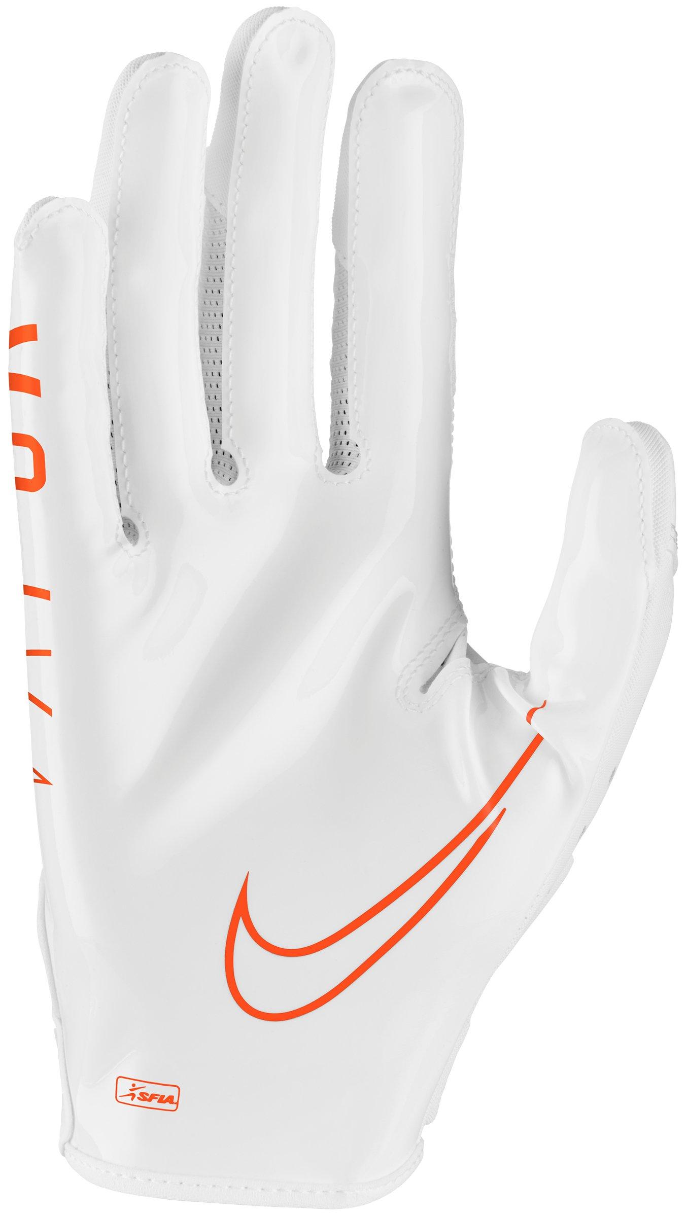 nike orange football gloves