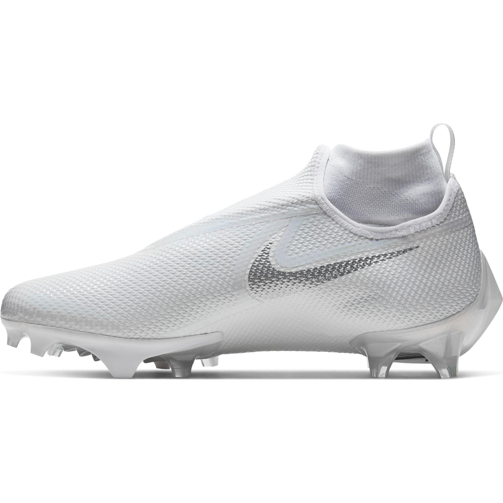 Nike Vapor Edge Pro 360 White/Black Men's Football Cleat - Hibbett