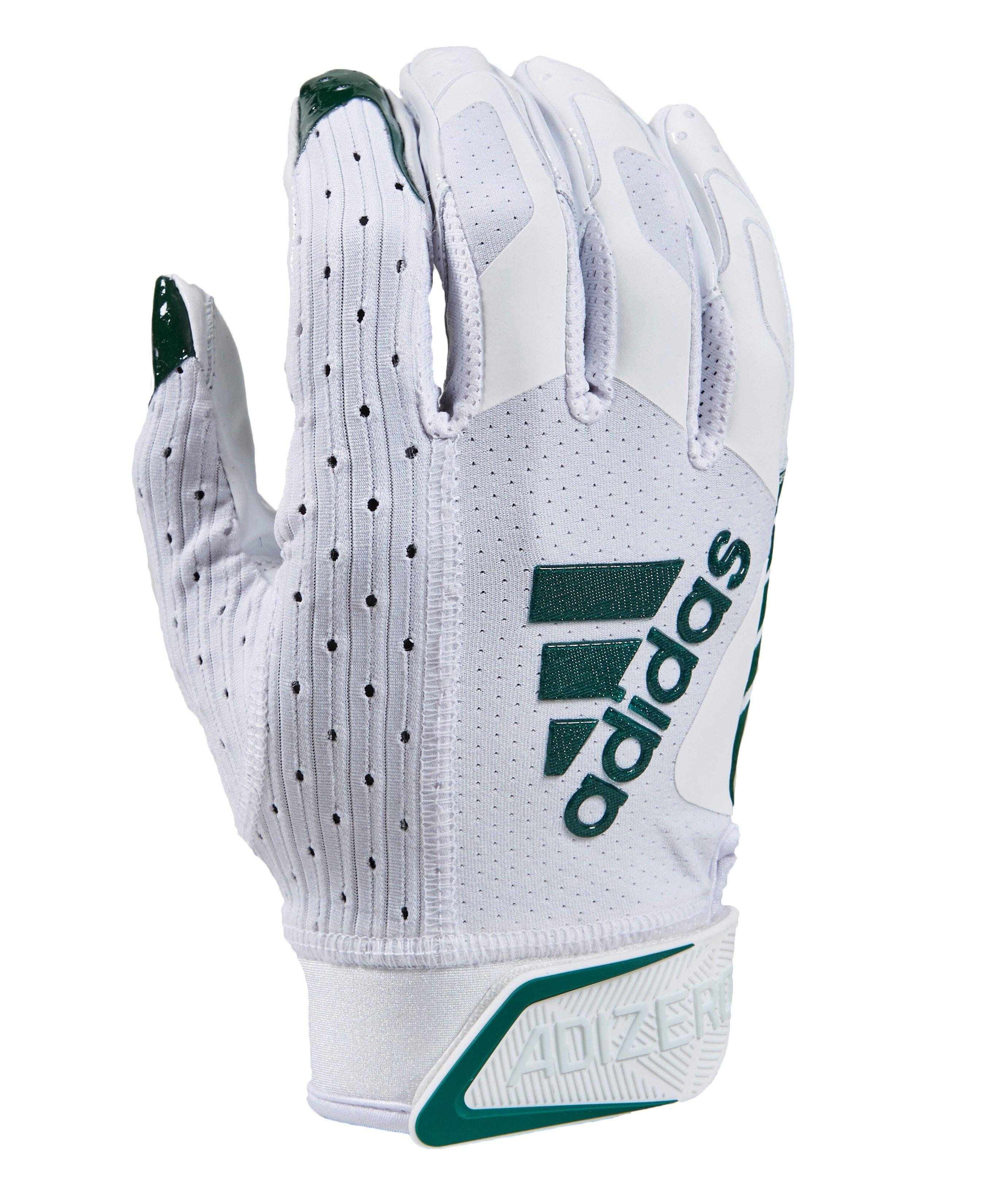 green adidas football gloves