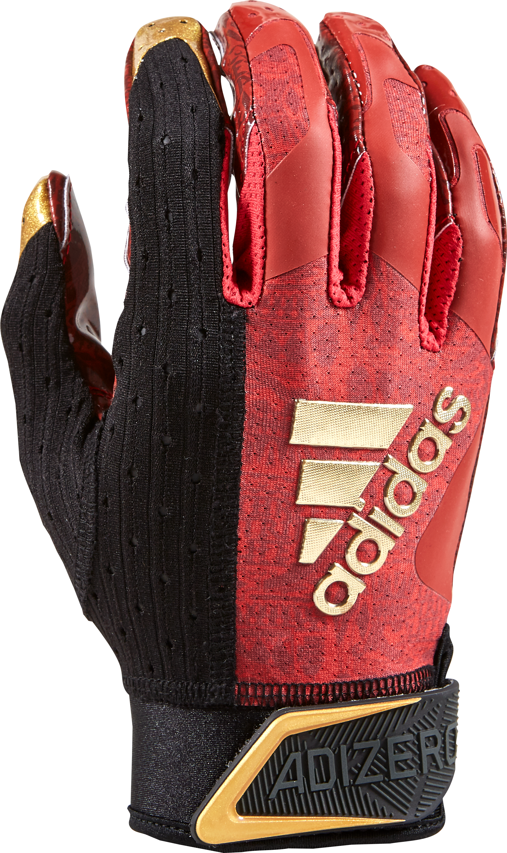 red football gloves adidas