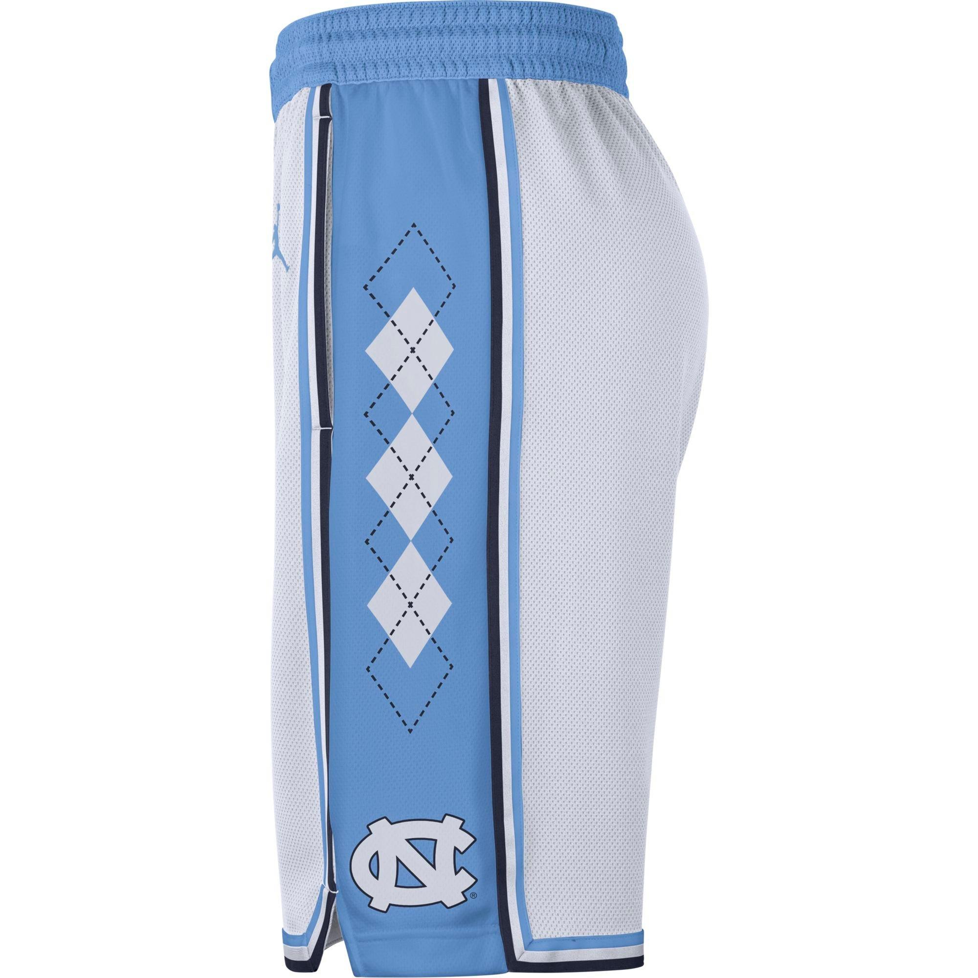 Jordan Men's White North Carolina Tar Heels Retro Limited Basketball Shorts