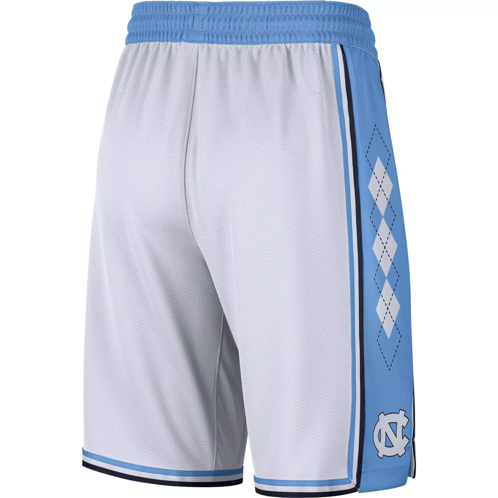 Jordan Men's North Carolina Tar Heels Replica Basketball Shorts - WHITE