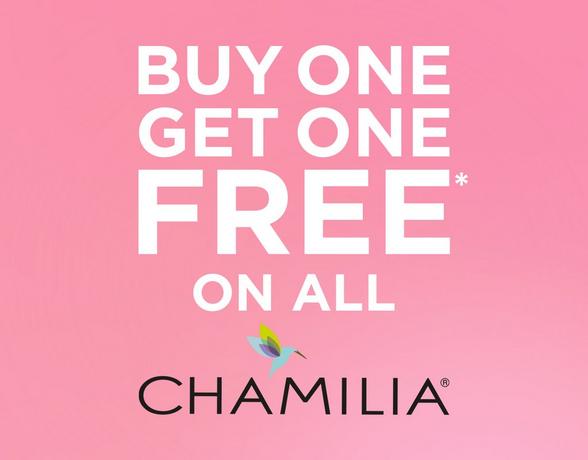 buy one get one free on all Chamilia