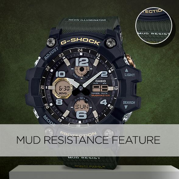 casio mud resistant watches