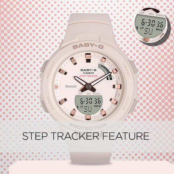 casio step tracker watches