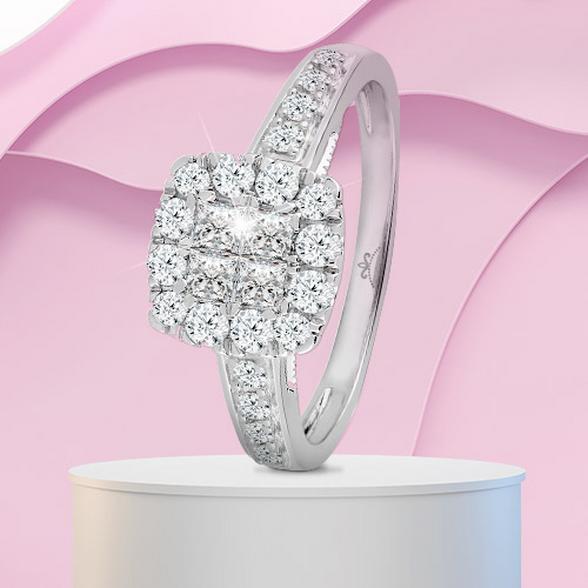 princess diamond rings