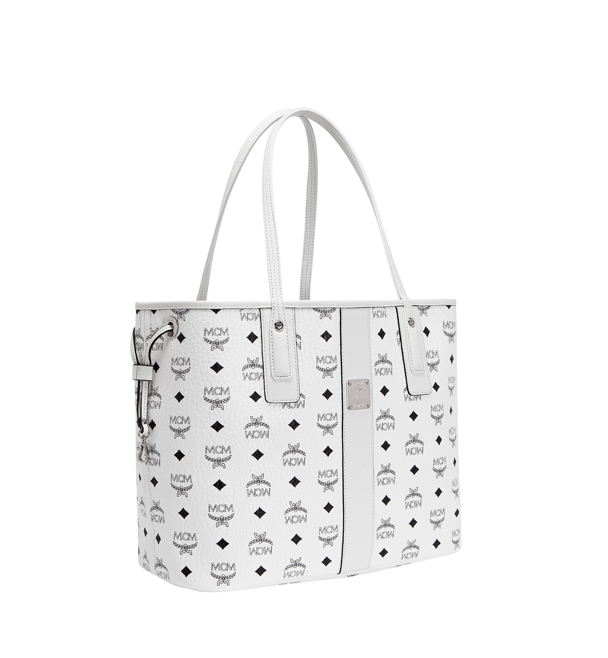 mcm white tote bag