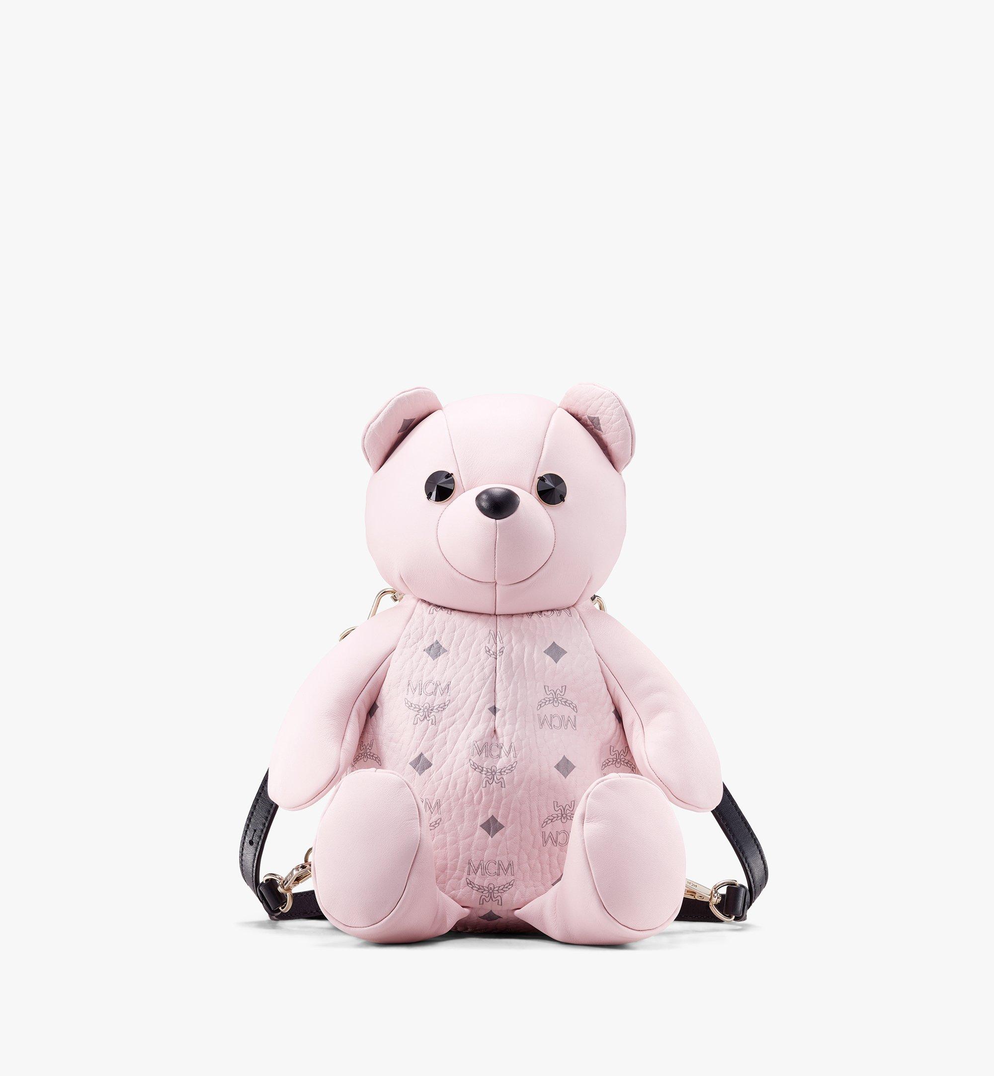 One Size MCM Zoo Bear Backpack in Visetos Pink MCM® HK