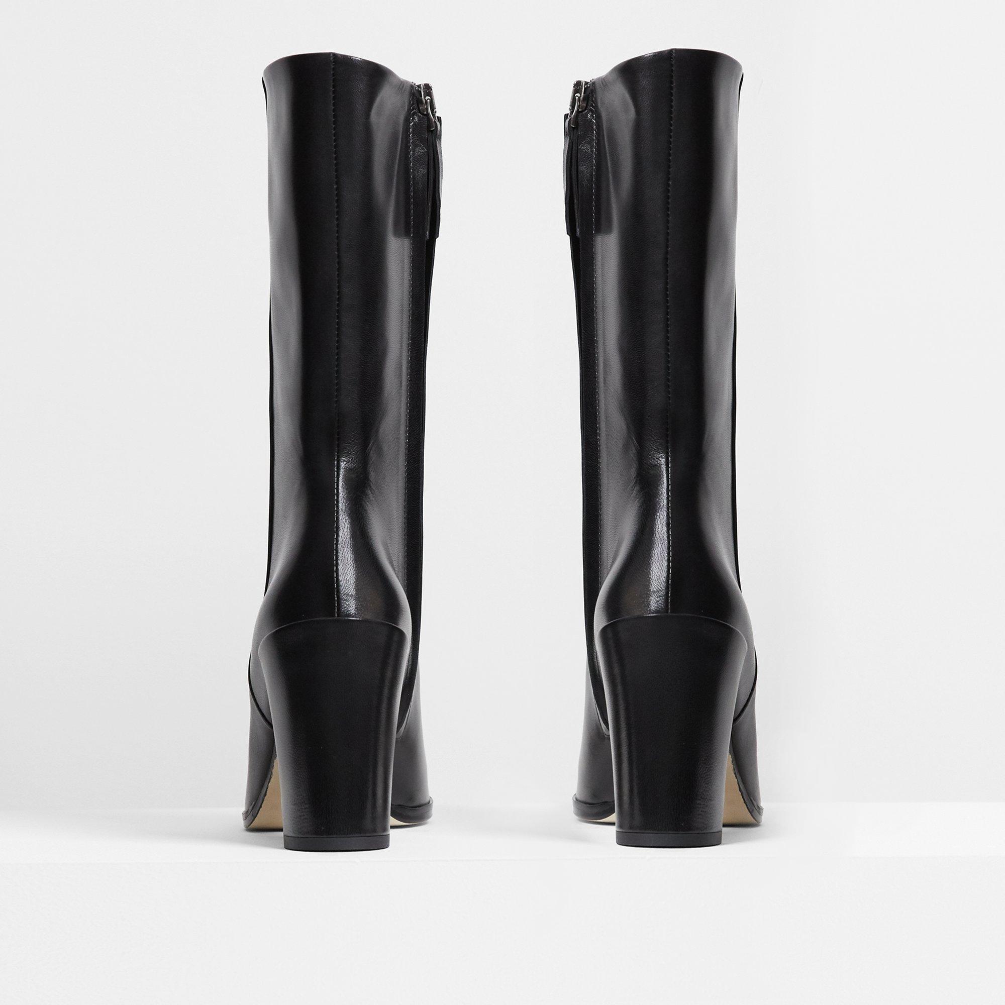 Mid Shaft Boot in Leather | Theory