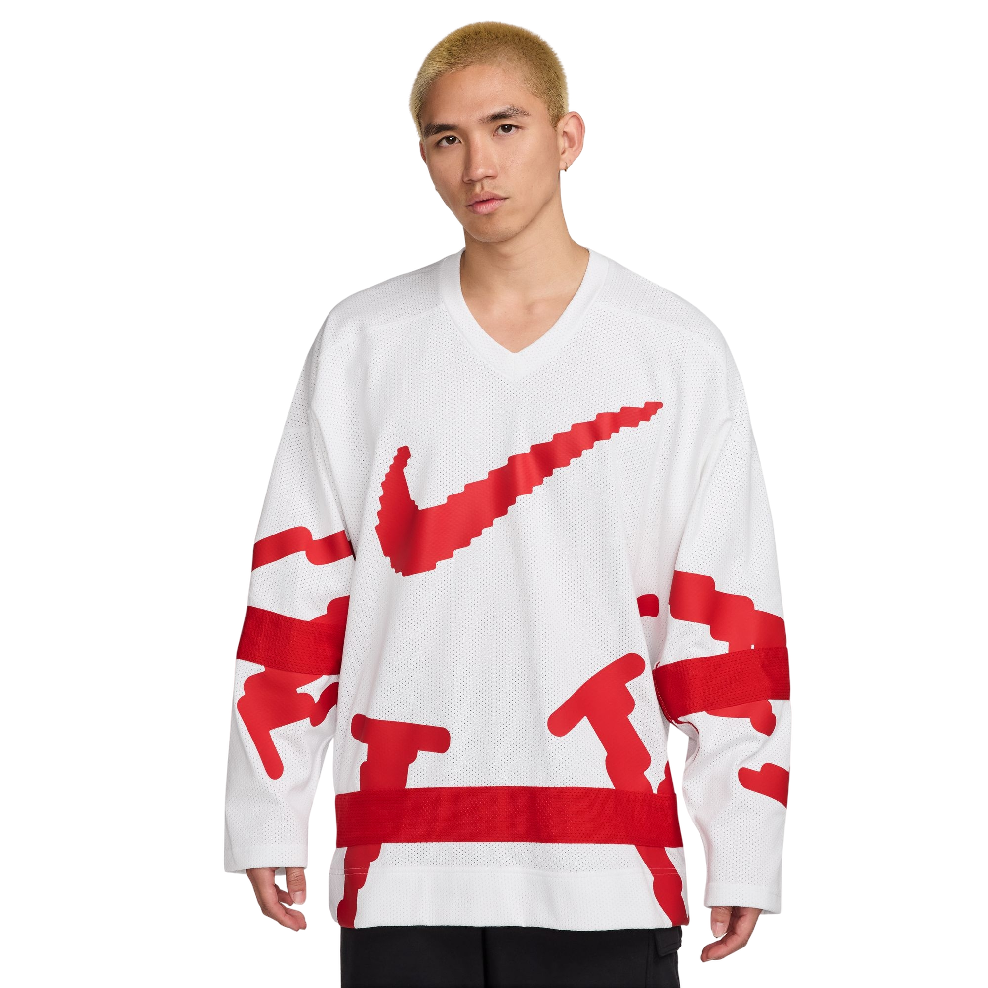 Color: WHITE/RED