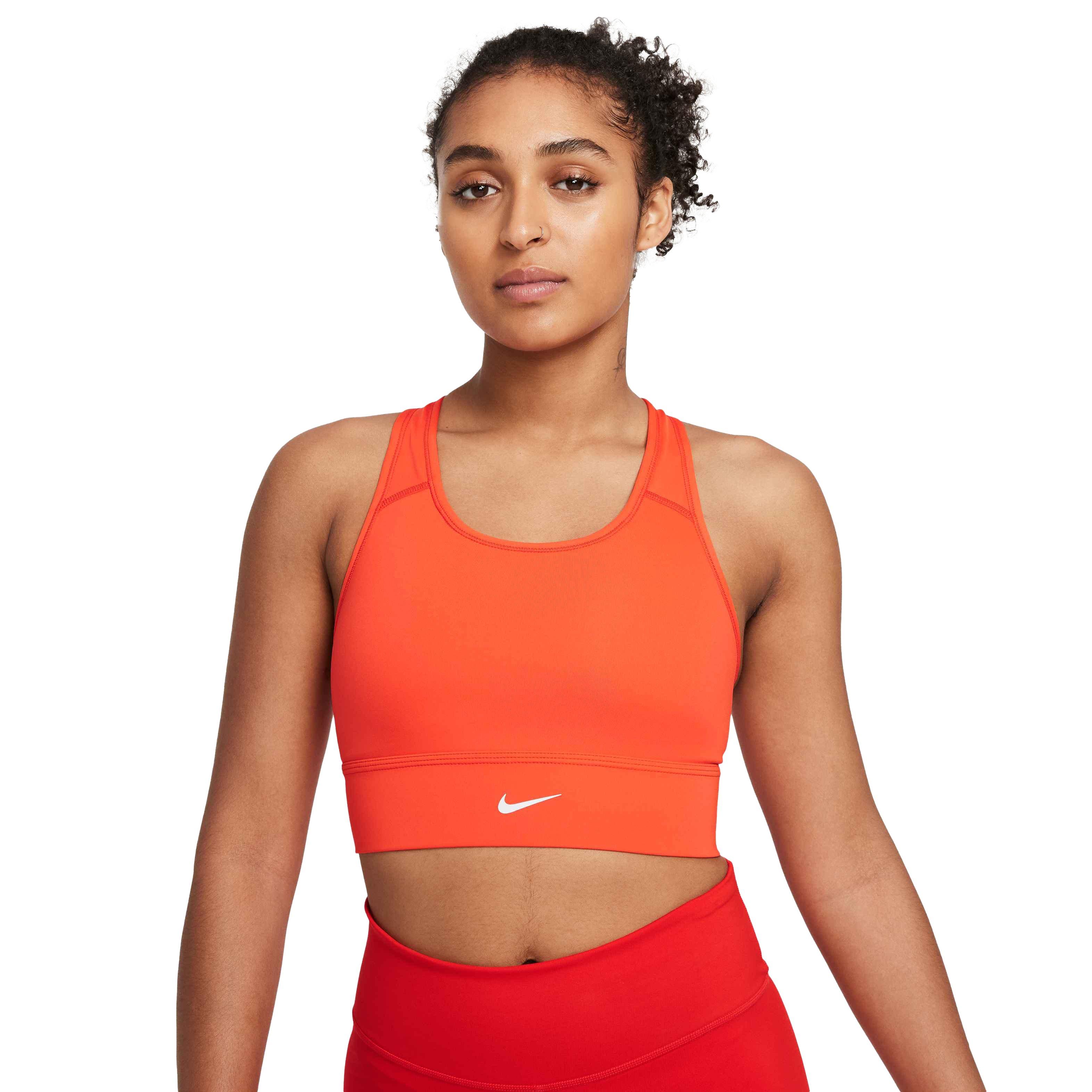 Nike Women's Dri-FIT Swoosh Medium-Support 1-Piece Padded Longline