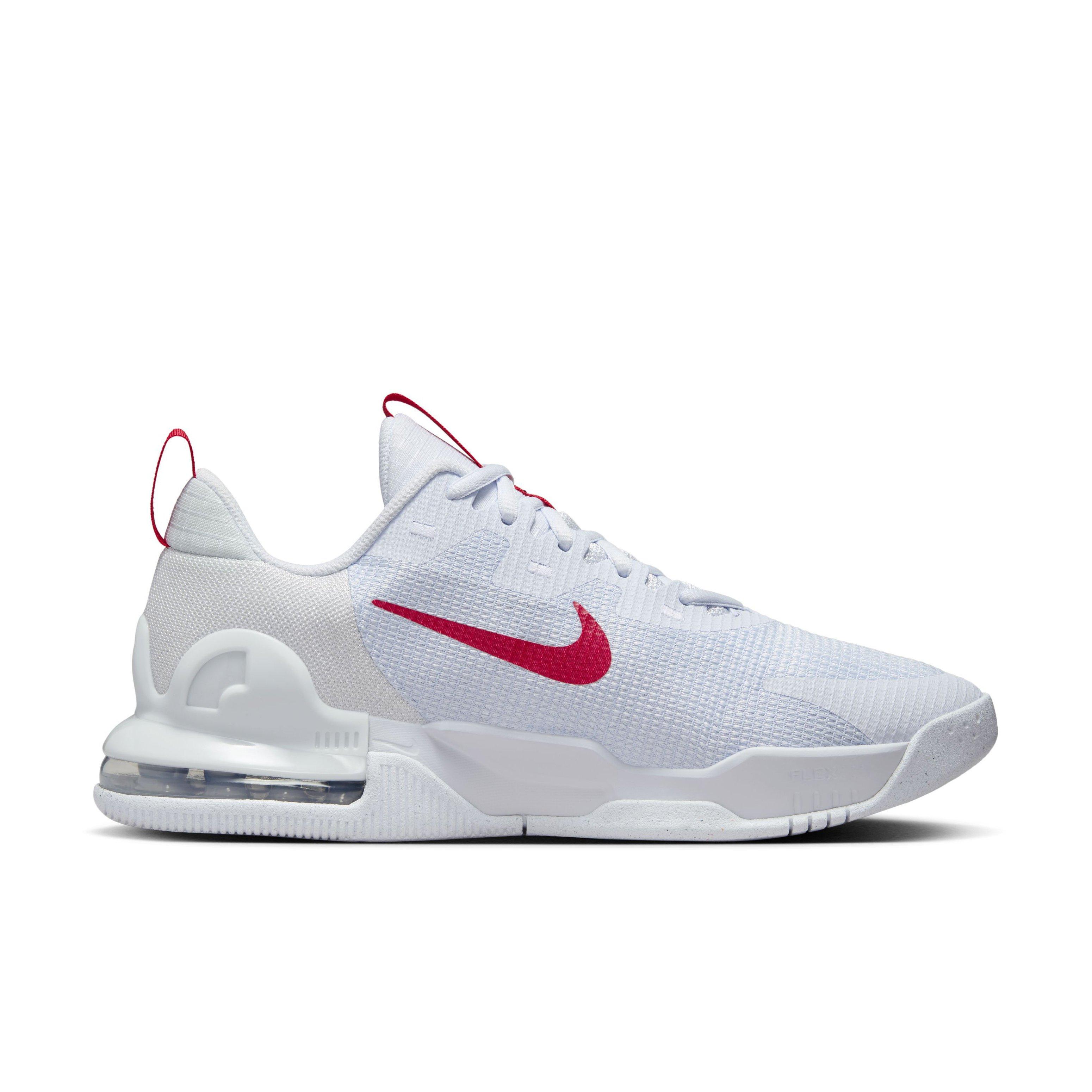 Color: WHITE/LT GREY/RED