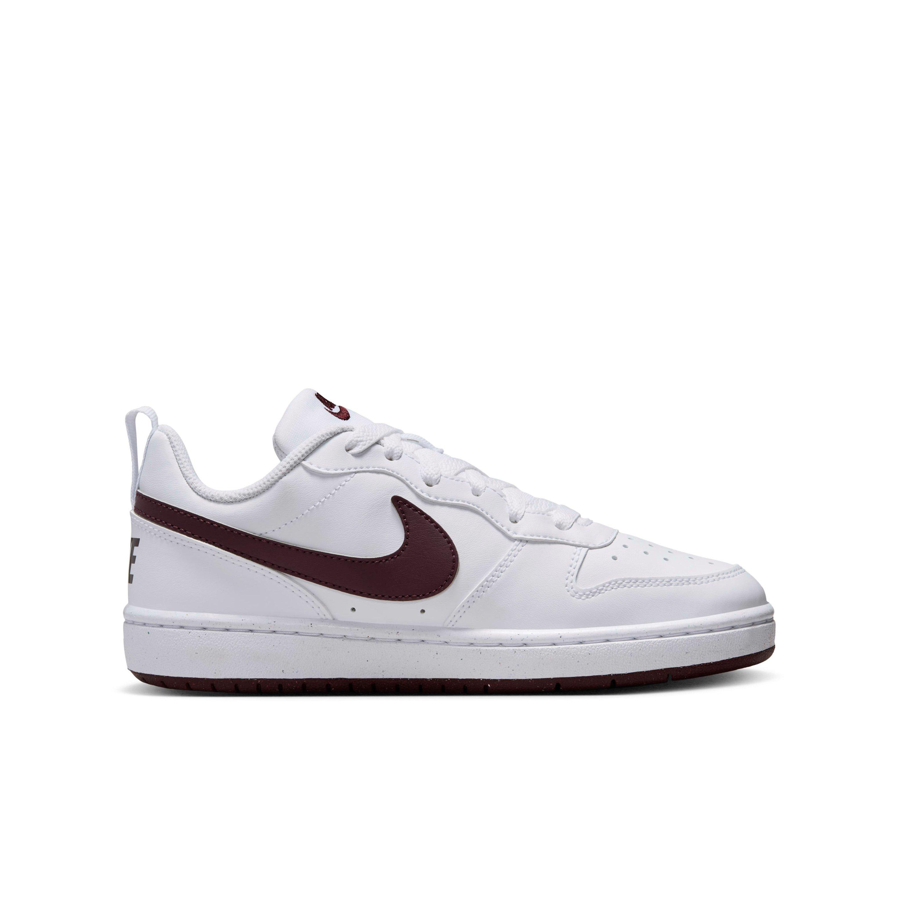 Color: WHITE/BURGUNDY