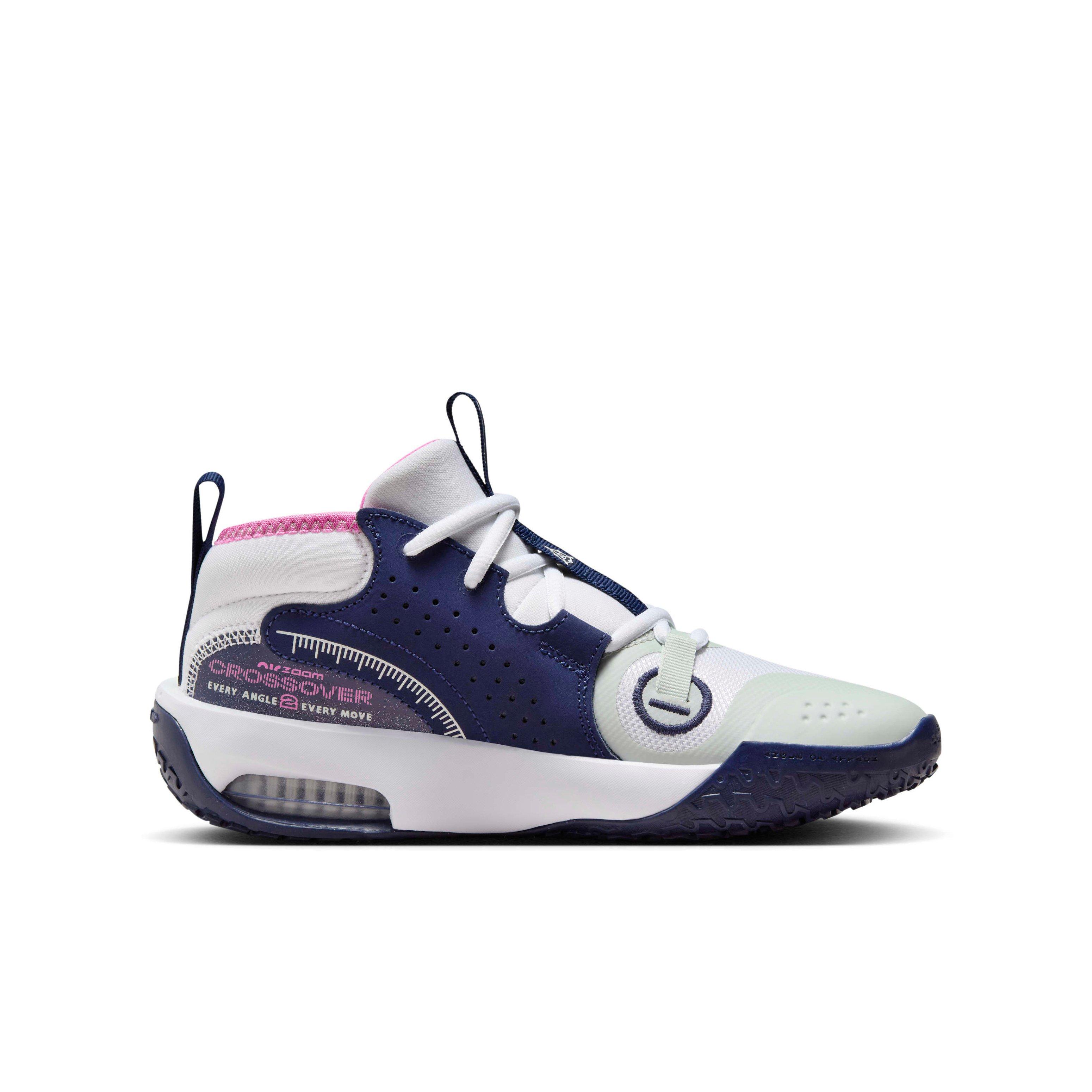 Color: WHITE/NAVY/LT SILVER/PINK