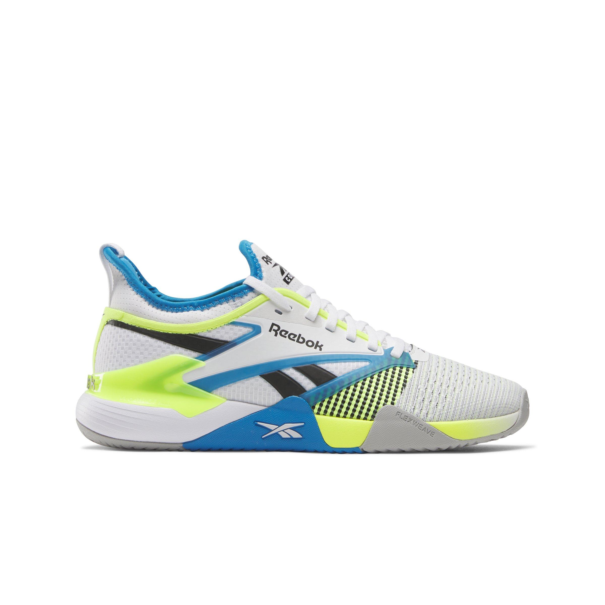 Color: WHITE/LIME/AQUA