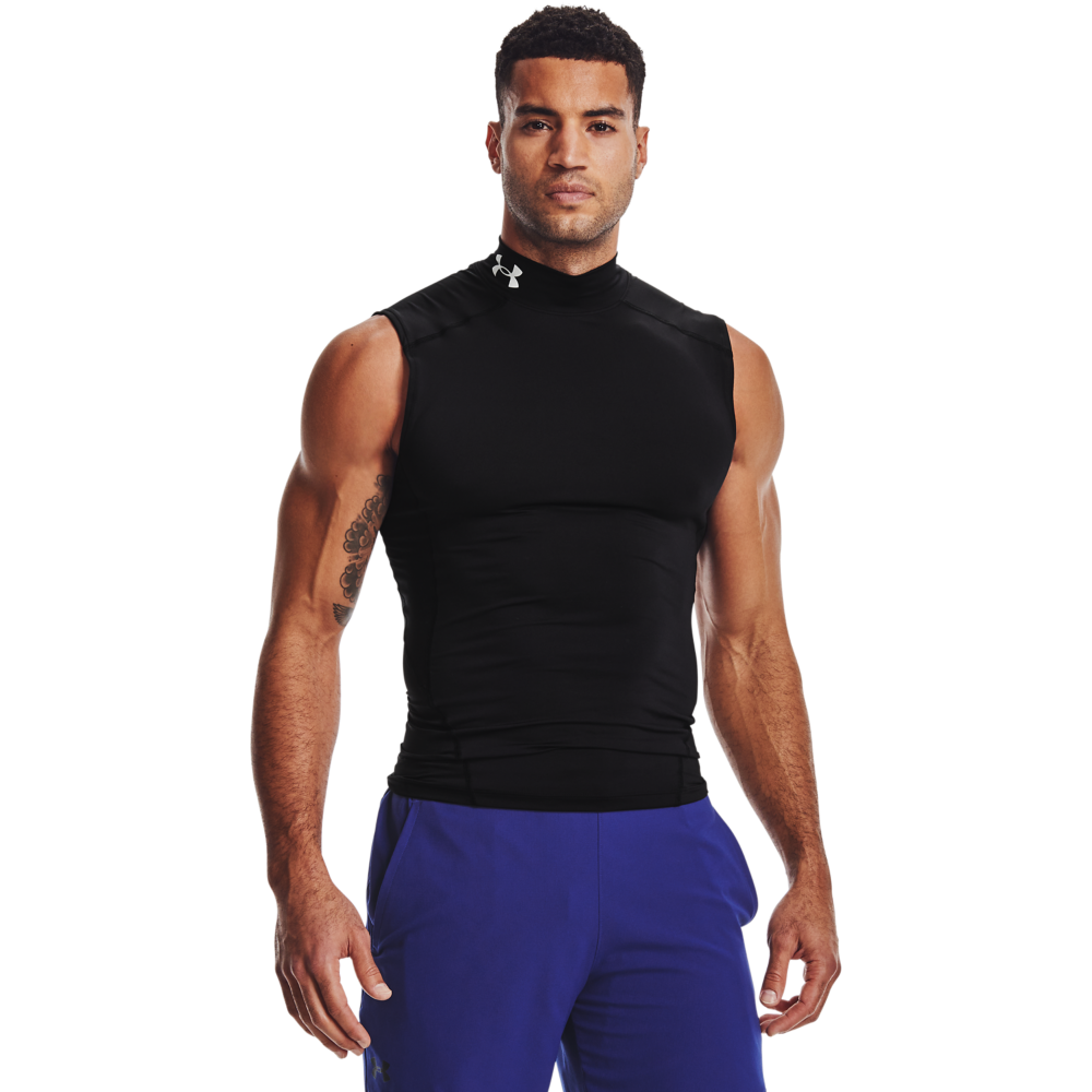 Under Armour Men's HeatGear Armour Mock Sleeveless Shirt - Hibbett