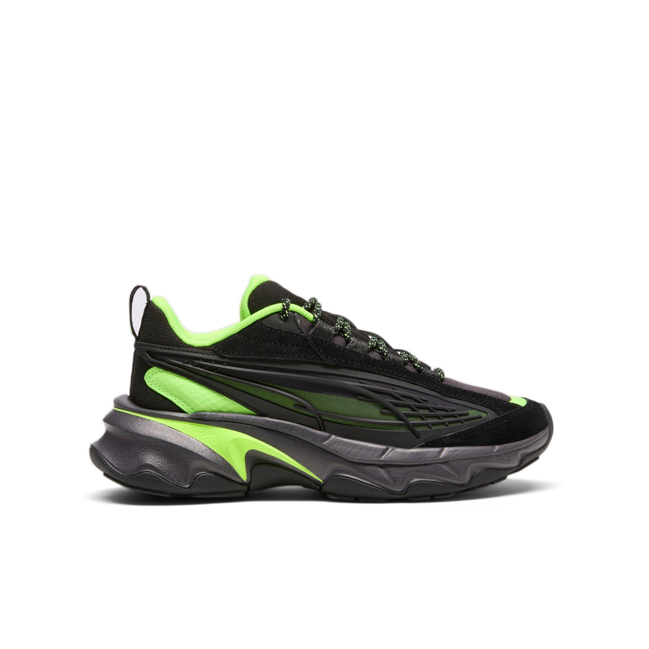 Color: BLACK/GREEN/DK COAL