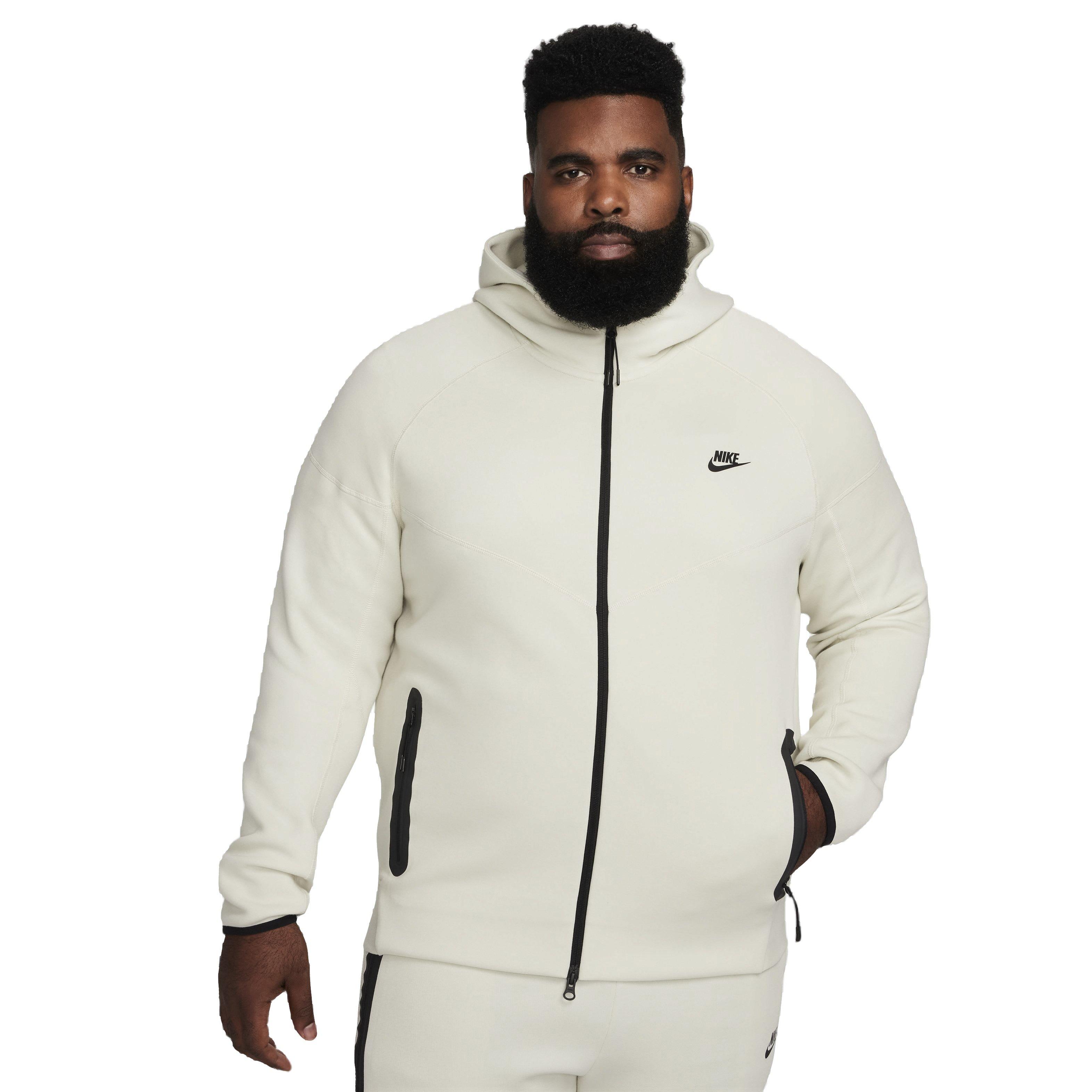 Nike Men's Tech Fleece Full Zip Windrunner Hoodie - Coconut Milk - Hibbett