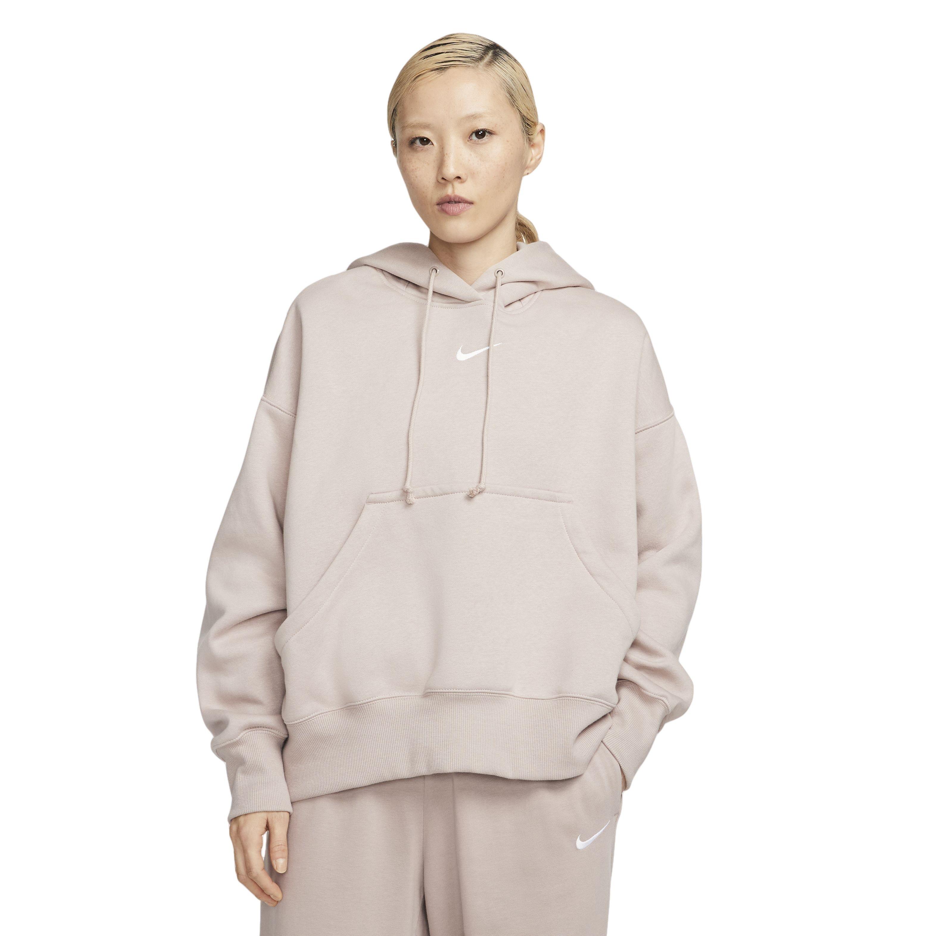 Nike Women's Phoenix Fleece Oversized Hoodie - Baroque Brown