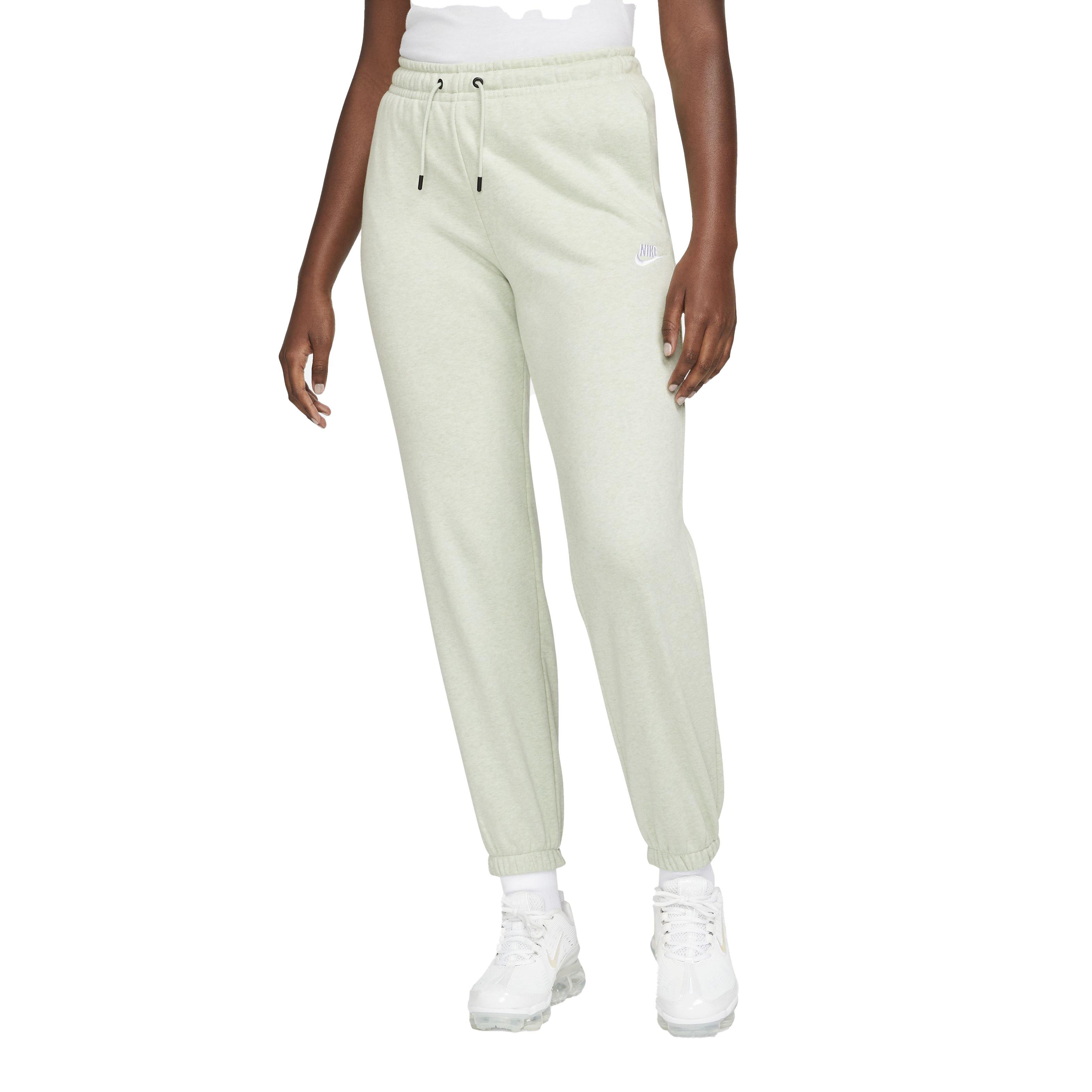 Nike Women's Sportswear Essential Fleece Pants - Green - Hibbett