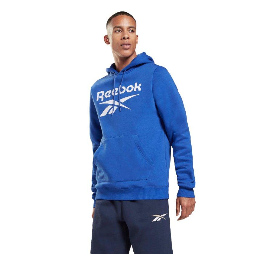 Reebok Men's Identity Fleece Hoodie-Purple - Hibbett