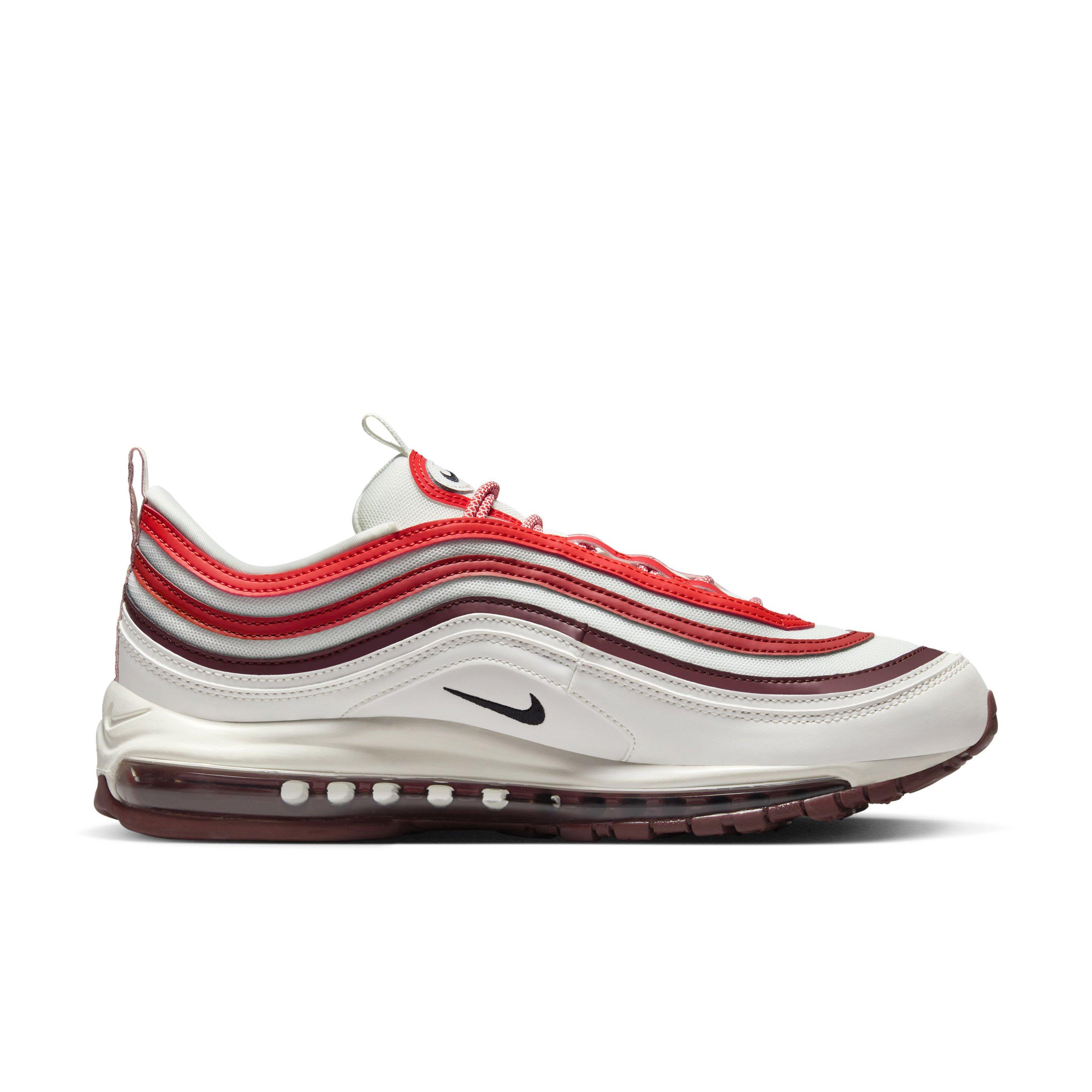 Color: WHITE/DK RED/RED/BLACK