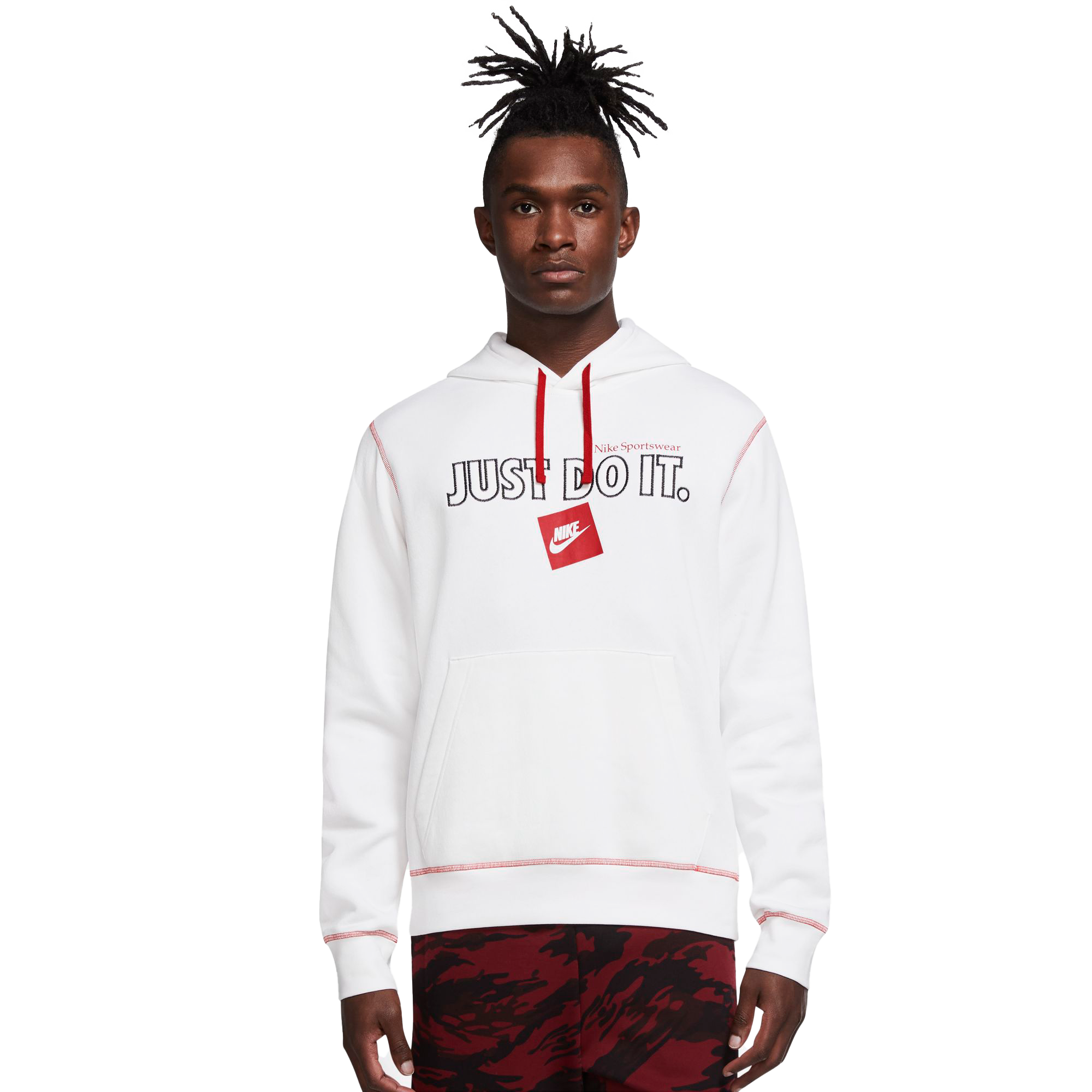Color: WHITE/RED