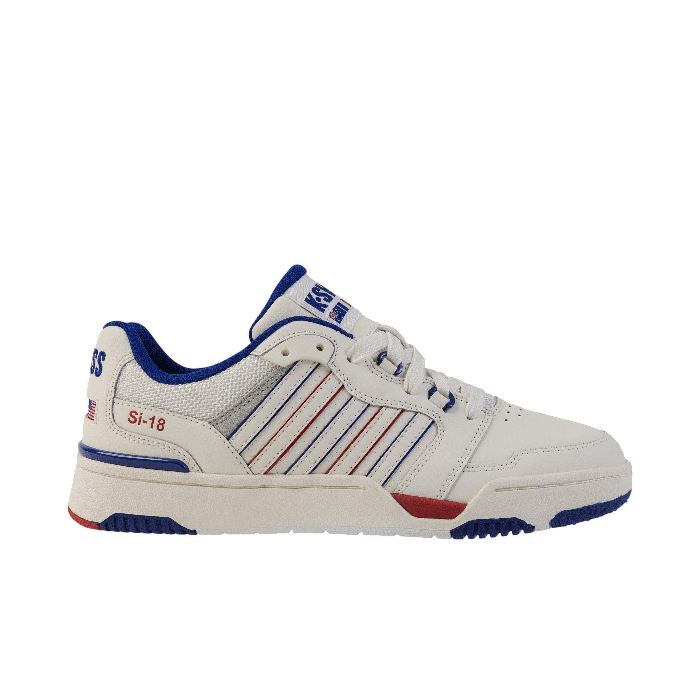 Color: SNOW WHITE/NAVY/RED