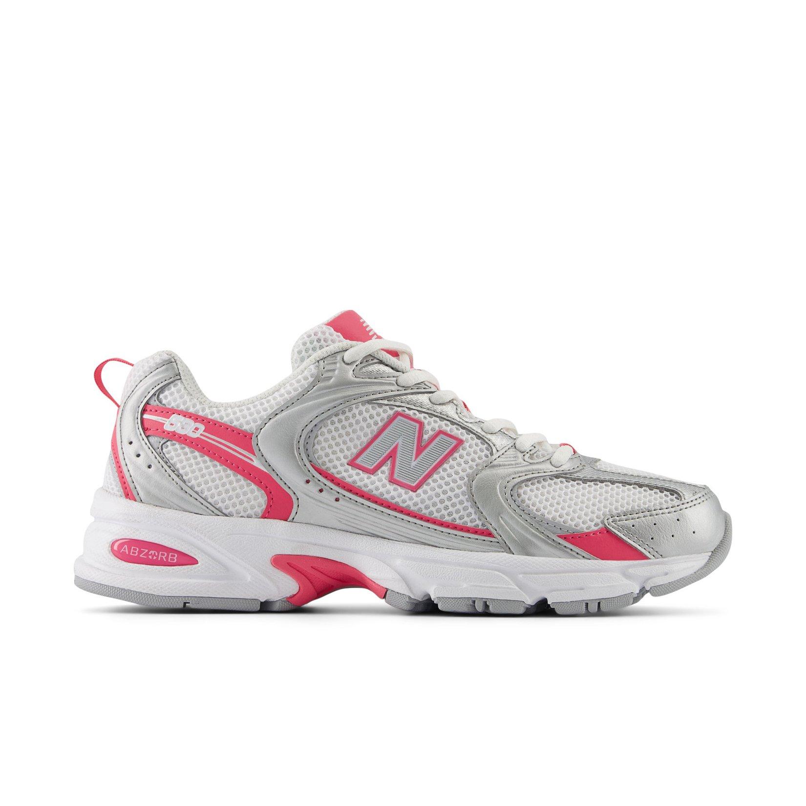 Color: WHITE/PINK/SILVER