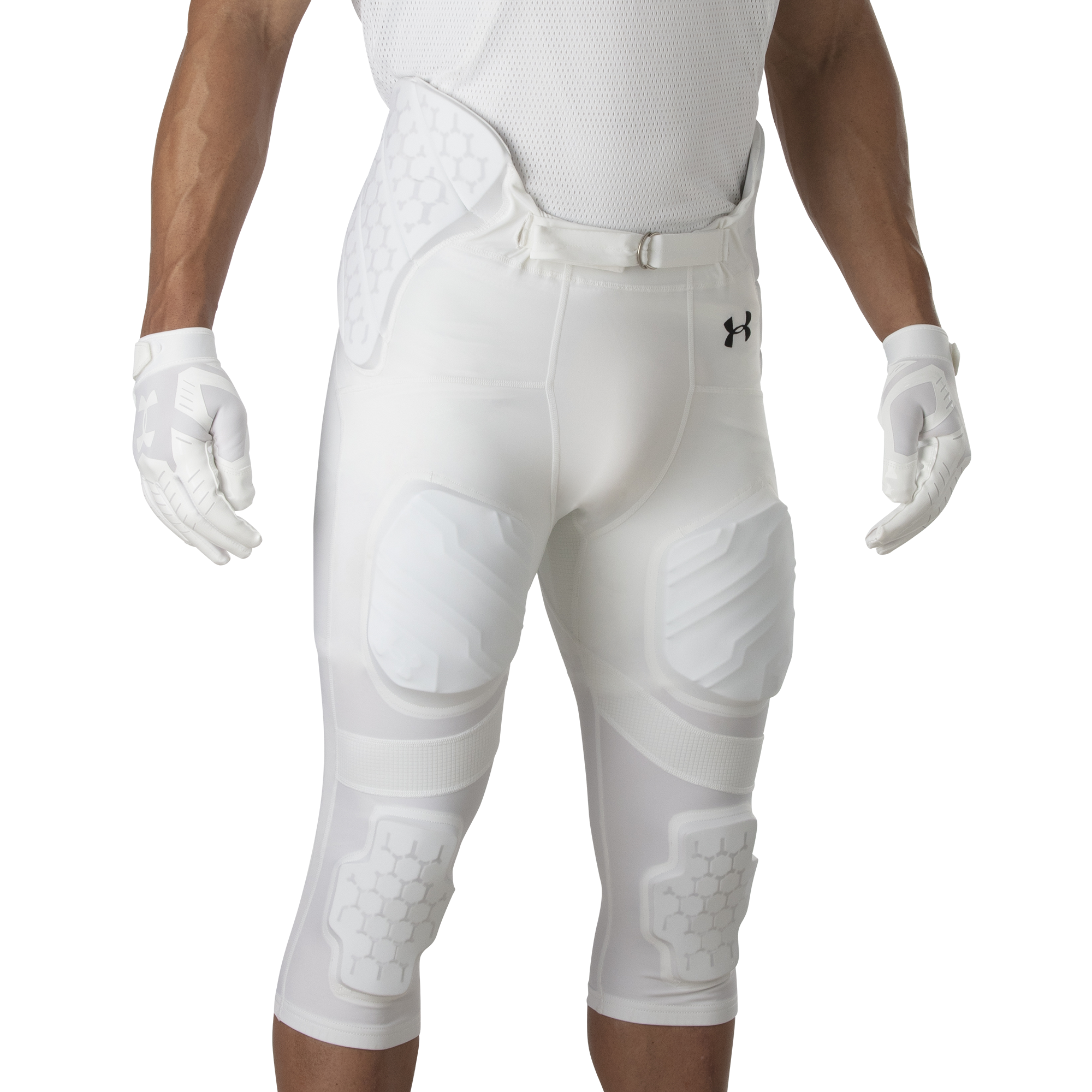 Under Armour Youth Integrated Football Pant - White