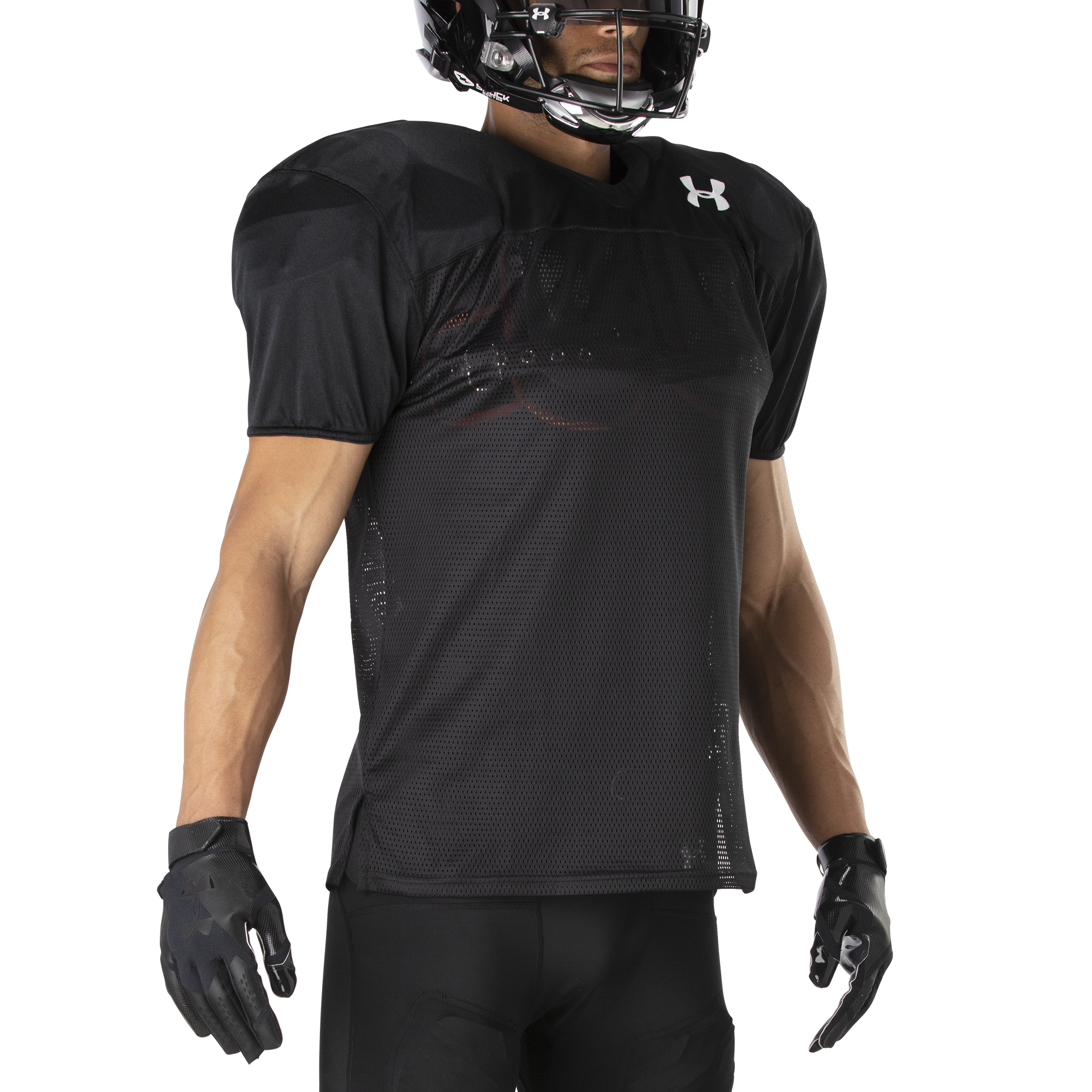 Under Armour Youth Football Practice Jersey - Black