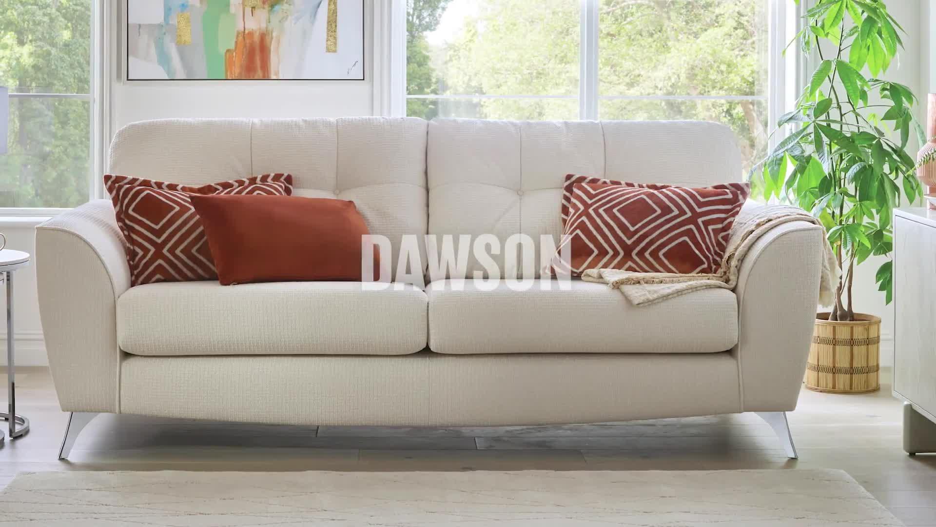 Dawson Velvet Storage Footstool | DFS
