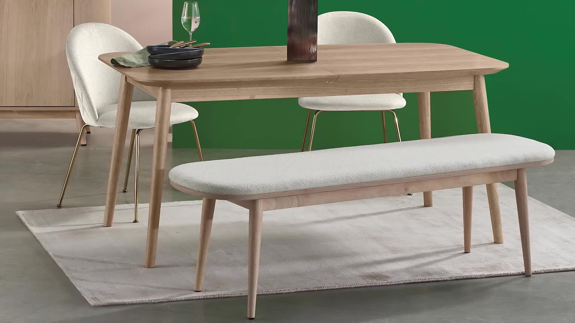Luto Dining Dining Set Table 2 Benches | DFS